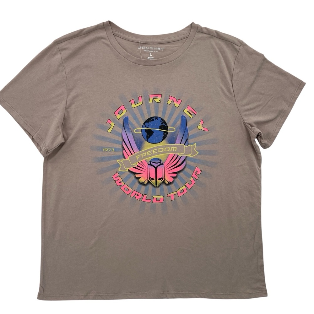 Journey 1973 Freedom World Tour Graphic Tee NWOT